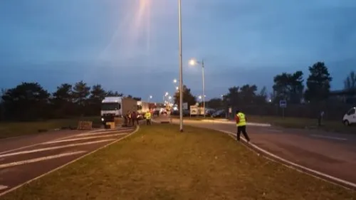 Circulation perturbée ce lundi matin sur le giratoire de Vatry